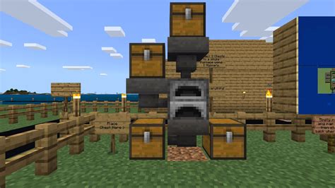 To place a hopper so that it faces a container (or other block which has a use item interaction), sneak while placing the hopper. Minecraft (iOS) Walkthrough - Page 4