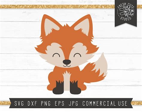 Woodland Svg Fox Svg Fox Dxf Wild Fox Fox Cut File Red Fox Svg Files For Cricut Fox Clipart Cute