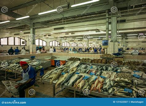 Inside The Mina Fish Market In Abu Dhabi Editorial Photography Image