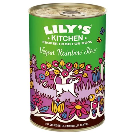 Lilys Kitchen Vegan Rainbow Stew Adult Wet Dog Food 400g Feedem