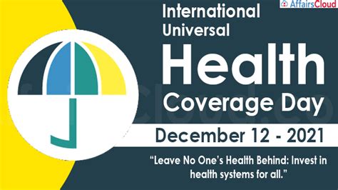 International Universal Health Coverage Day 2021 December 12