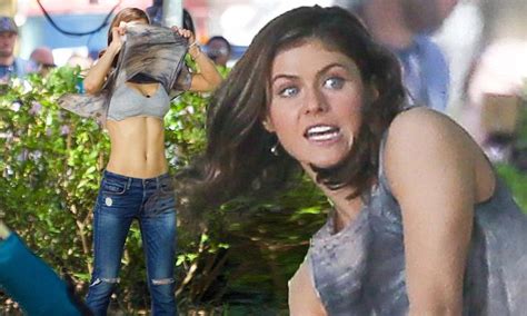 Alexandra Daddario Strips Off While Filming Baywatch Reboot With Zac