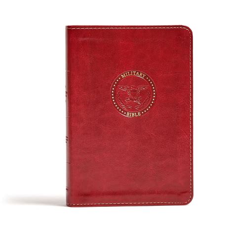 Csb Military Bible For Marines Burgundy Leathertouch Gods Outlet