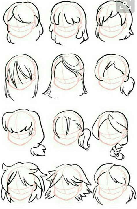 Simple Hair Style In 2020 Art Reference Poses Cartoon Art Styles