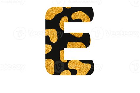 Leopard Glitter Alphabet Png 25827432 Png