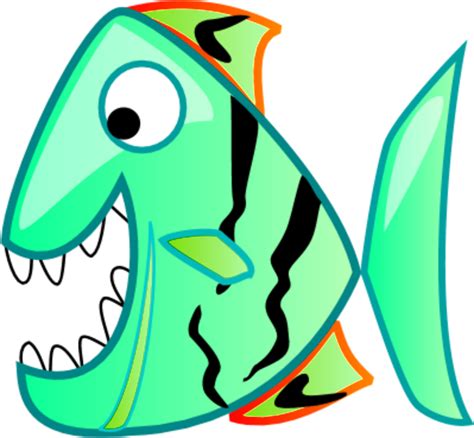 Green Cartoon Fish Clipart Best