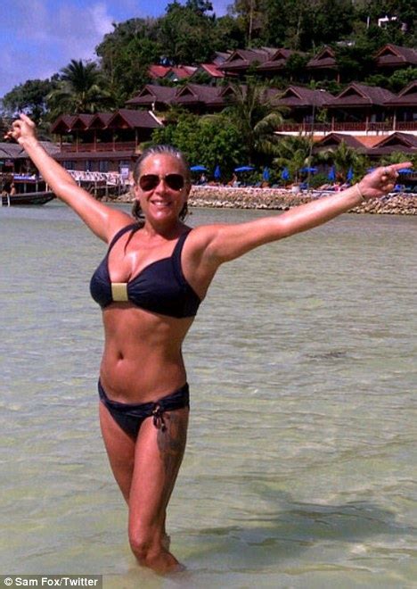 Sam Fox Former Page 3 Girl Shows Off Her Figure In A Bikini On