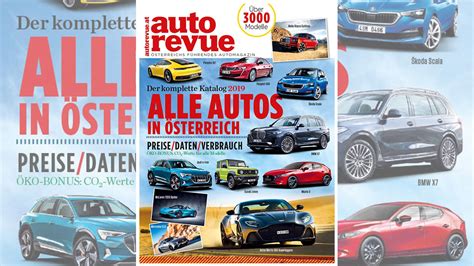 Autorevue Katalog 2019 Alle Autos in Österreich
