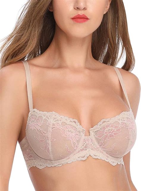 Wingslove Womens Lace Bra Beauty Sheer Floral Underwired Sexy Bra Non Padded Unlined Amazonca