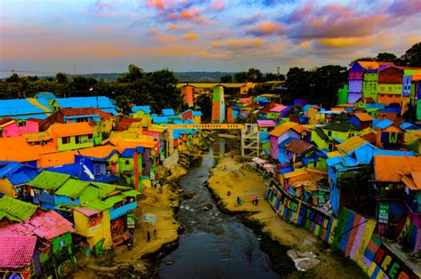 Free Images Indonesian City Village Color Sunset Landscape