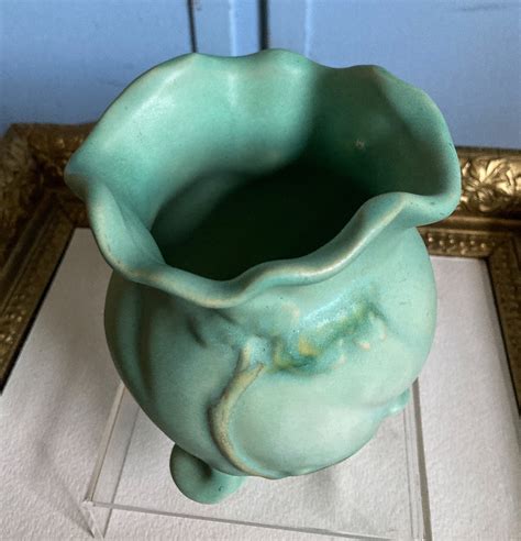 Vintage Scenic Weller Pottery Vase S 1 Etsy