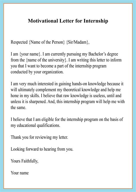 I have always been thinking about my future, building a career, becoming a successful person and generally finding my own path in the life. Free Printable Motivation Letter Template- Sample & Example