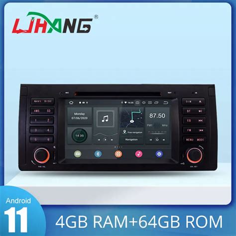 Ljhang Auto Dvd Speler Android 12 Voor Bmw E39 X5 M5 E38 E53 Gps