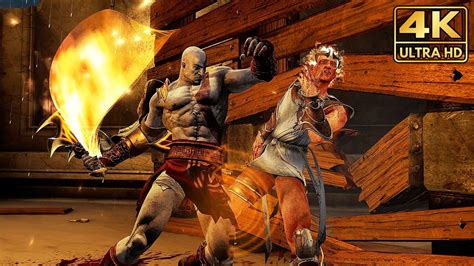 God Of War 3 Kratos Vs Hermes Boss Fight 4k Remaster Rpcs3 ᵁᴴᴰ