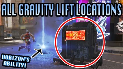 All Active Gravity Lift Locations New Legend Horizon Teasers Apex