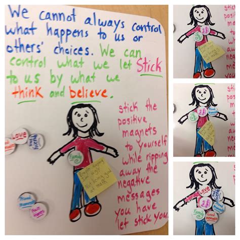 They are free and easy to print out to use in your classroom. I can be a PoSiTiVe magnet | Art therapy activities, Play ...