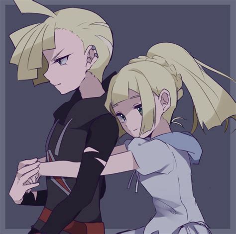 Lillie And Gladion Pokemon And More Drawn By Mvls Danbooru