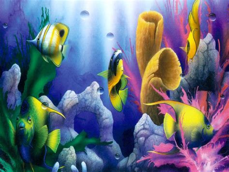49 Moving Aquarium Wallpaper Wallpapersafari