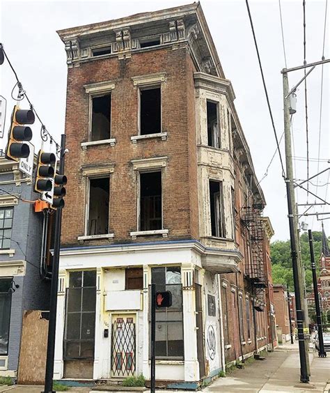 What Was Once A Beautiful Building Over The Rhine Cincinnati Ohio