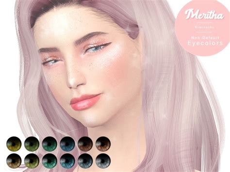 Meritha Non Default Eye Color At Kiminachu Cc Sims 4 Updates
