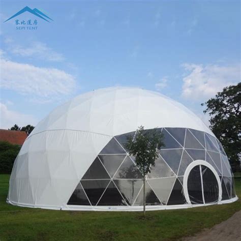 Outdoor PVC Hotel Glamping Dome Tent Camping Garden Igloo House Dome