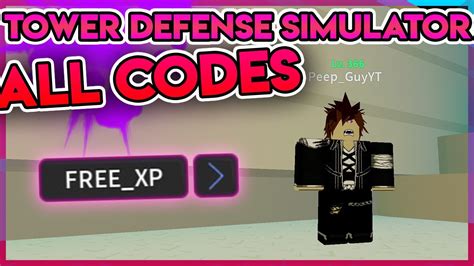 We have a collection of active codes that you can use on roblox tower defense simulator and information like badges lists you can get by playing and shop items including their prices. Tower Defense Simulator ALL WORKING CODES (2020) - YouTube