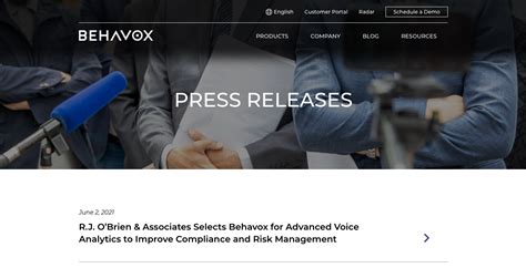 Press Release Archives Behavox™