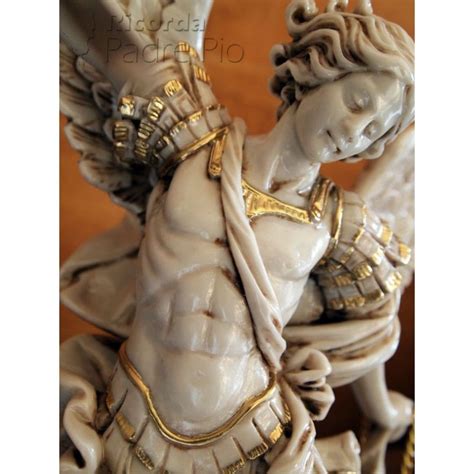 Donatemi il vostro amore, donatemi il sigillo della liberazione dal passato, presente e futuro. Statua San Michele Arcangelo effetto Antichizzato 50-100cm ...