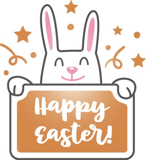 Easter Sticker Easter bunny for Easter Day for Easter ...