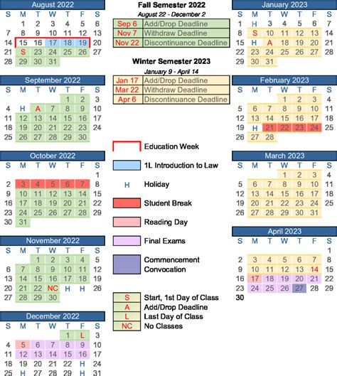 Ut Law Academic Calendar Customize And Print