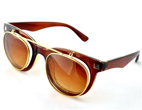 Flip Up Round Vintage Wayfarer Retro Sunglasses | www.tapdance.org
