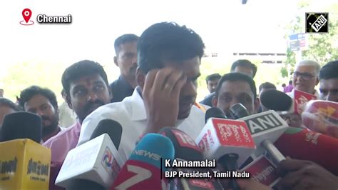 K Annamalai Tn Bjp Chief K Annamalai Questions Stance Of Cm Mk Stalin On Dismissal Of Senthil