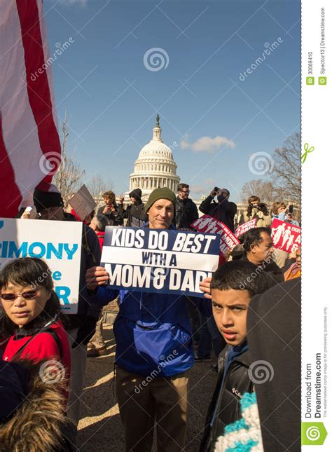 Marriage Rally At Us Supreme Court Editorial Image Image Of