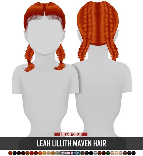 Simpliciaty Lumie Hair Kids And Toddler Version At Redheadsims Sims 4