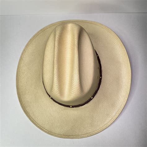 Stetson 8x Rancher Shantung Panama Straw Cowboy Weste Gem