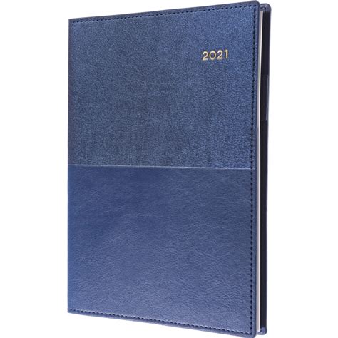 Collins Vanessa Diary A4 Week To Opening 1hr Blue 2024 Nuprint