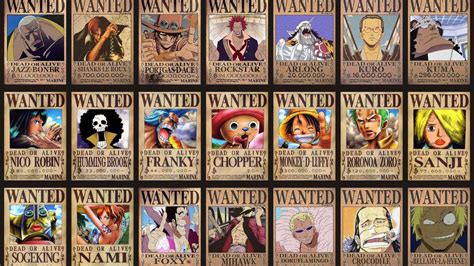 One Piece Anime One Piece All Characters One Piece
