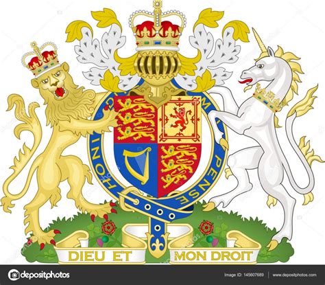 The Royal Coat Of Arms Stock Vector By ©masterbilbo 145607689