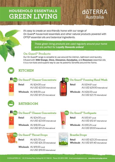 How To Green Your Home With Dōterra Products Dōterra Everyday