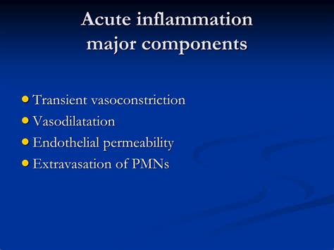 Ppt Acute Inflammation Powerpoint Presentation Free Download Id