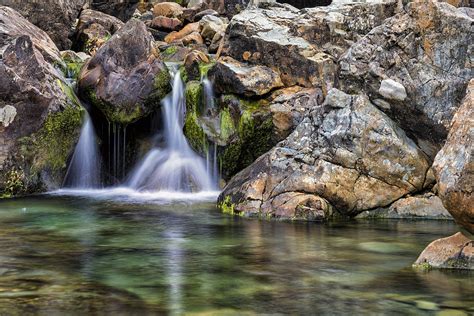 Time Lapse Photography Of Waterfalls With Brown And Gray Rocks Hd