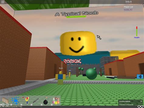 Playing As A Noob In Roblox But I Had Admin Commands