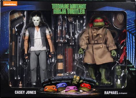 Neca 1990 Teenage Mutant Ninja Turtles Casey Jones And Raphael In