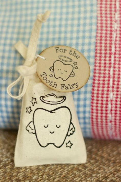 Adorable Screen Printed Tooth Fairy Bag By Kindy Garden Great For Kids