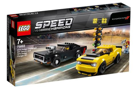 Buy Lego Speed Champions 2018 Dodge Challenger Srt Demon And 1970 Dodge