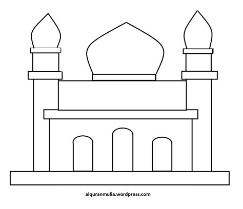 Detail Gambar Mewarnai Masjid Anak Tk Koleksi Nomer 28