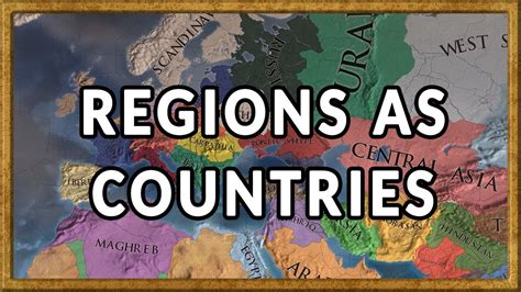 Eu4 All The Regions In The World Are Now Countries Ai Only