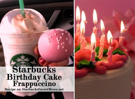 Starbucks Birthday Cake Cake Batter Frappuccino Starbucks Secret Menu