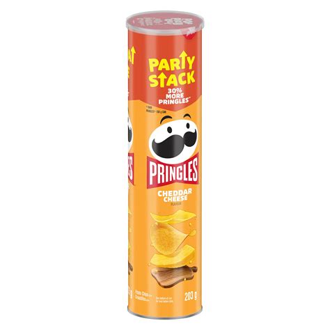 Pringles Cheddar Cheese Flavour Potato Chips Smartlabel