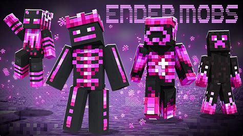 Ender Mobs By The Lucky Petals Minecraft Skin Pack Minecraft